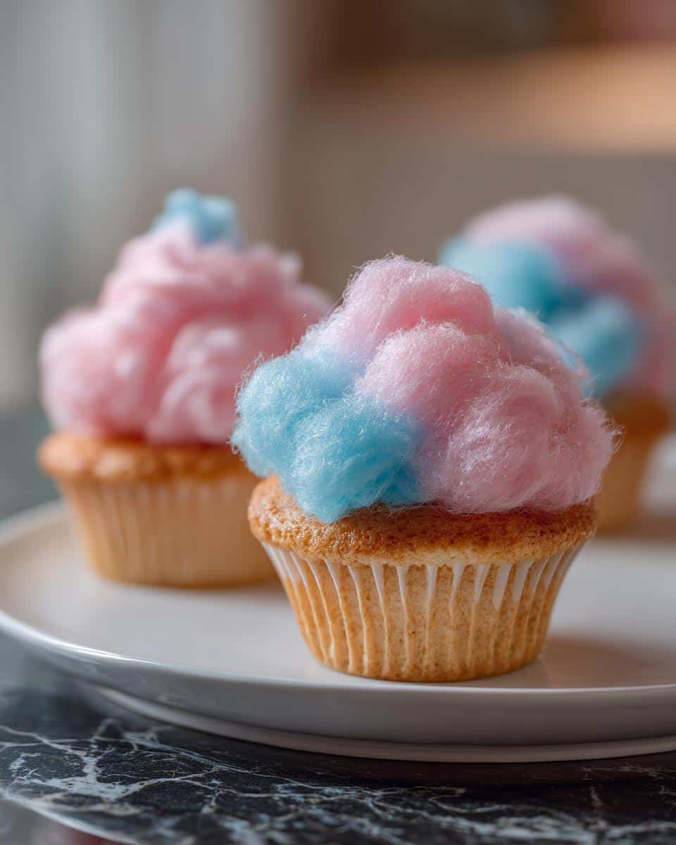 Cotton Candy Cupcake Toppers - detail 1