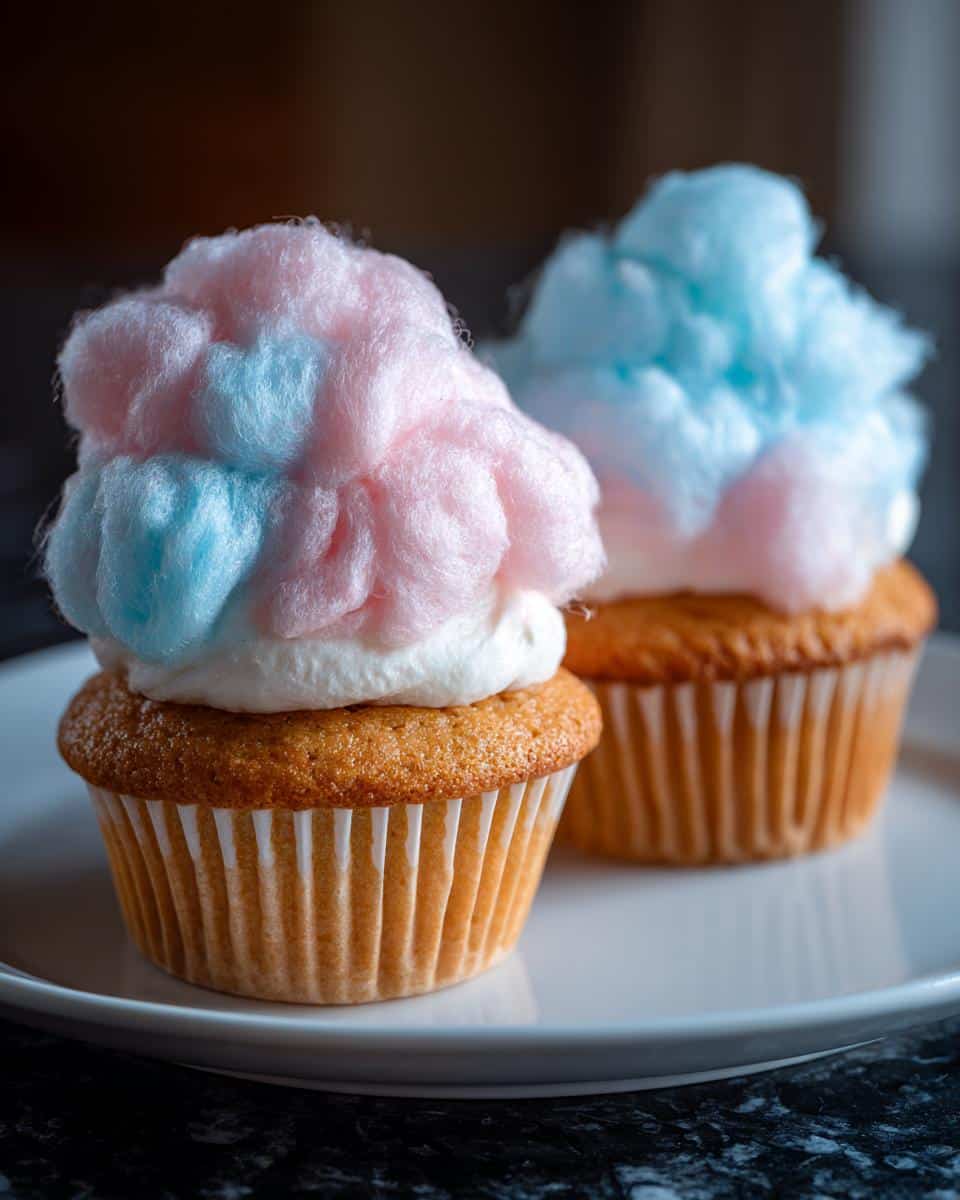 Cotton Candy Cupcake Toppers - detail 2