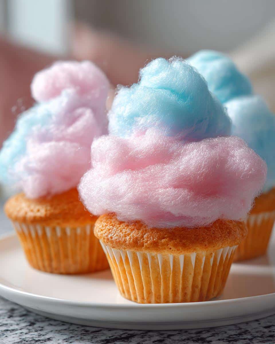 Cotton Candy Cupcake Toppers - detail 3