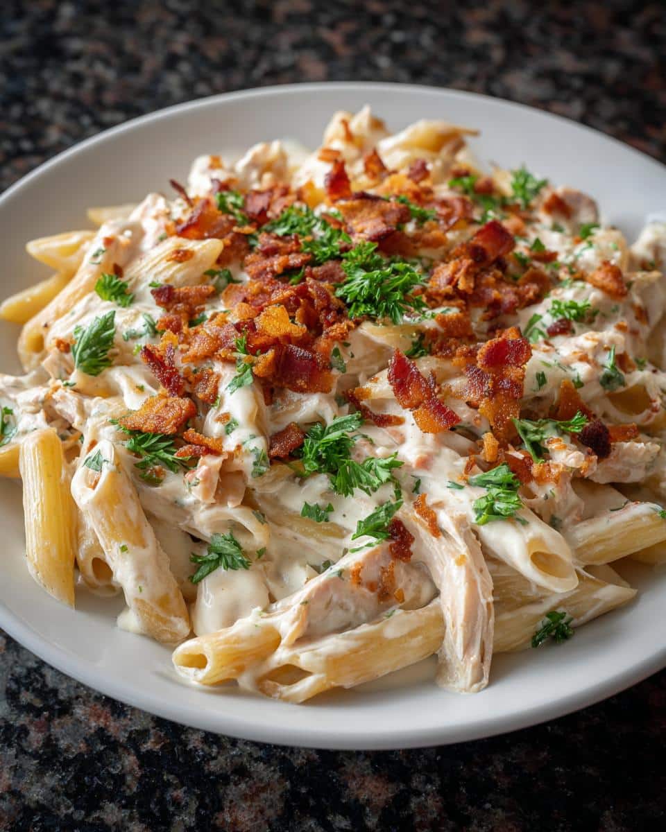 Creamy Bacon Ranch Pasta - detail 1