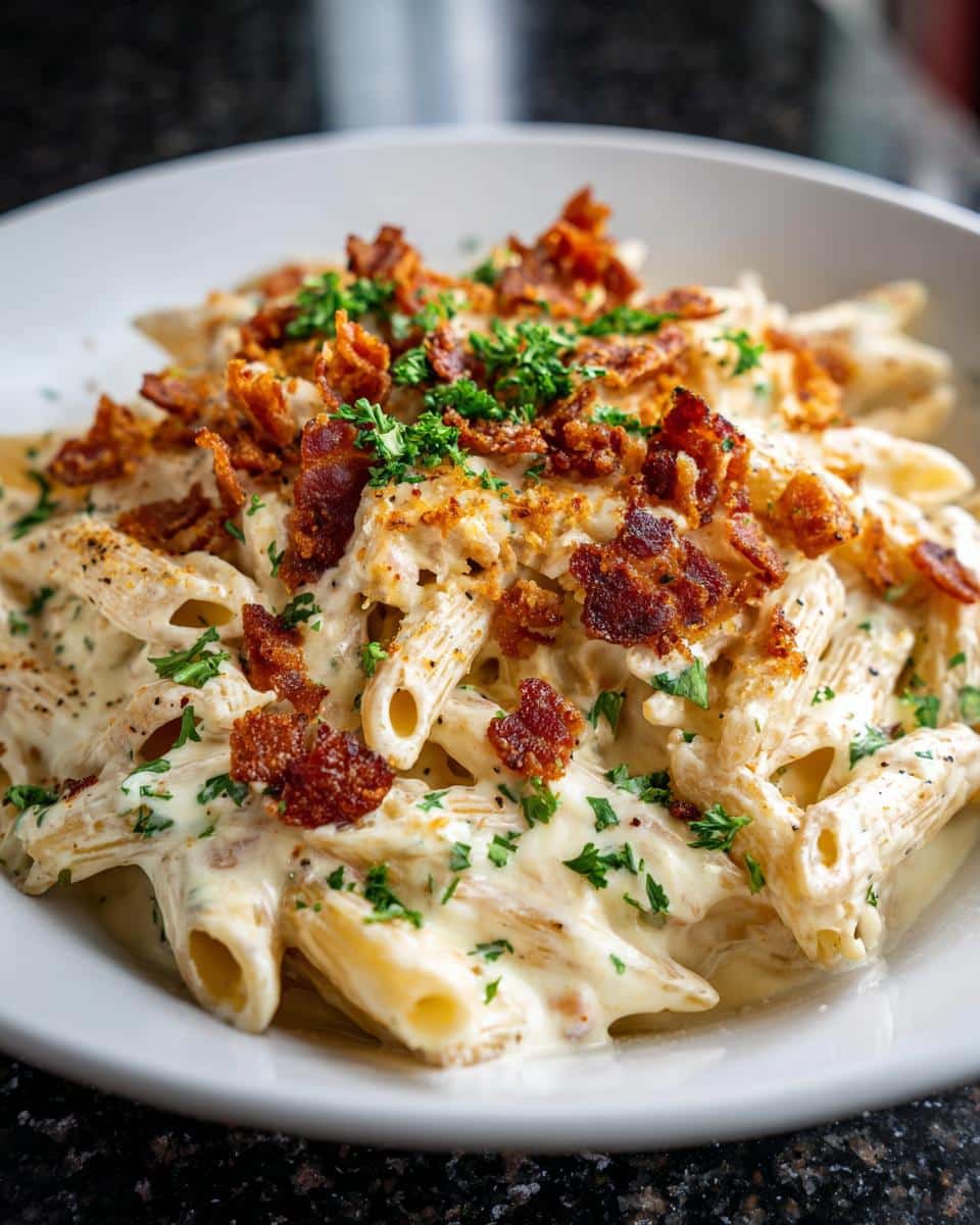 Creamy Bacon Ranch Pasta - detail 2