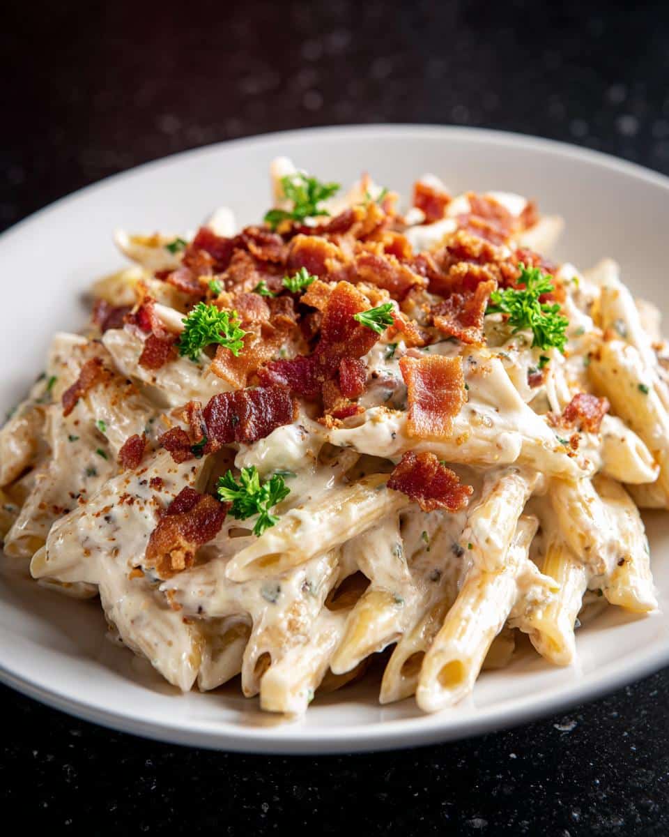 Creamy Bacon Ranch Pasta - detail 4