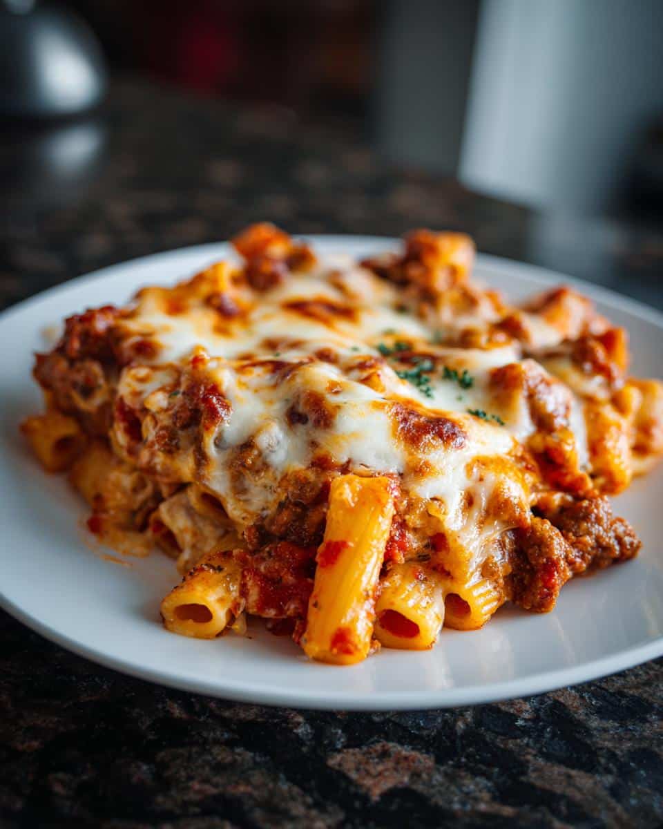 Creamy Baked Ziti with Mozzarella - detail 1