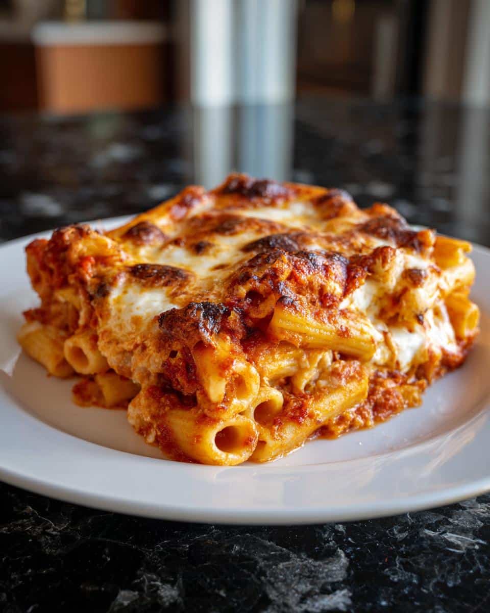 Creamy Baked Ziti with Mozzarella - detail 2