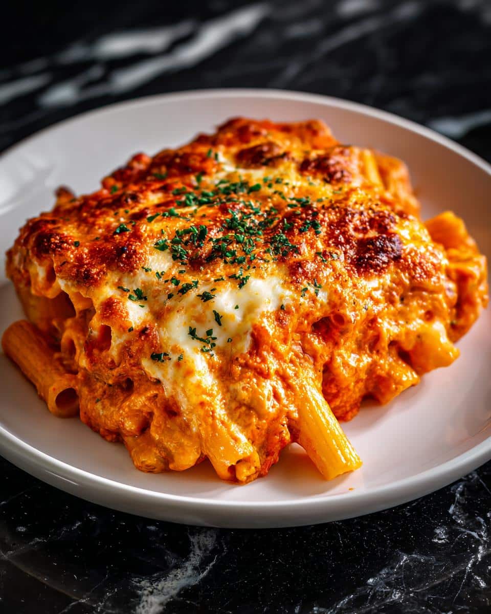 Creamy Baked Ziti with Mozzarella - detail 3