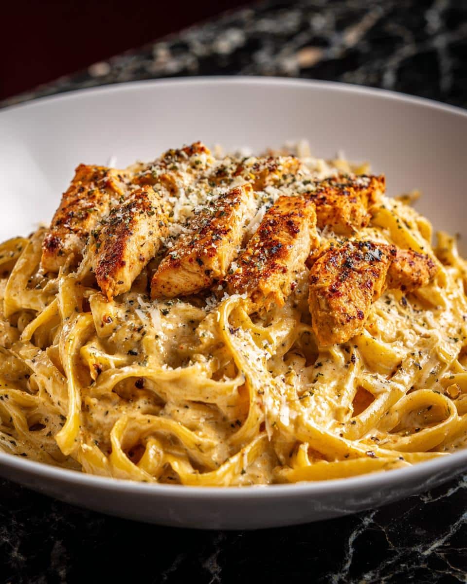Creamy Cajun Chicken Alfredo - detail 1