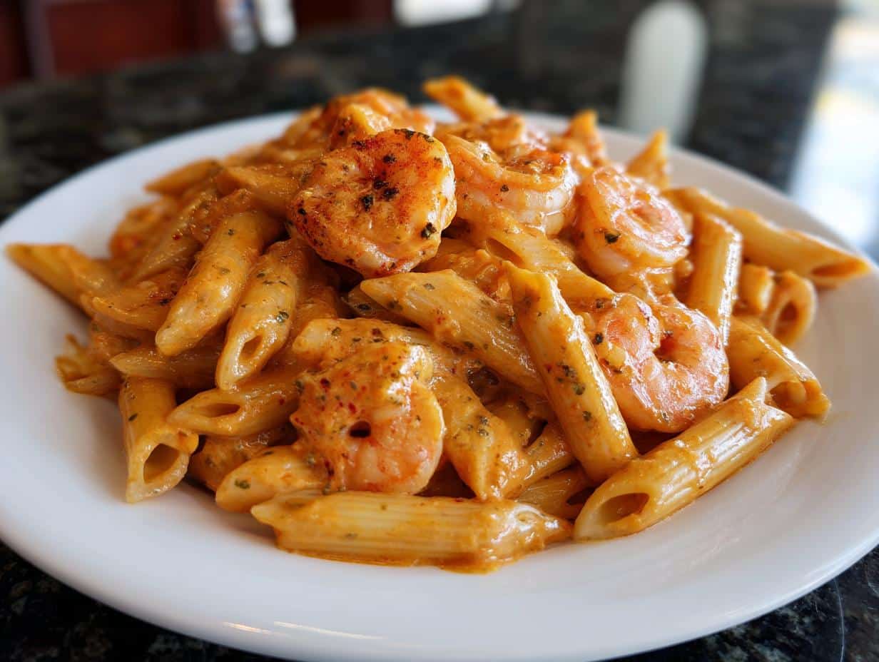 35-Minute Creamy Cajun Shrimp Penne That Wows
