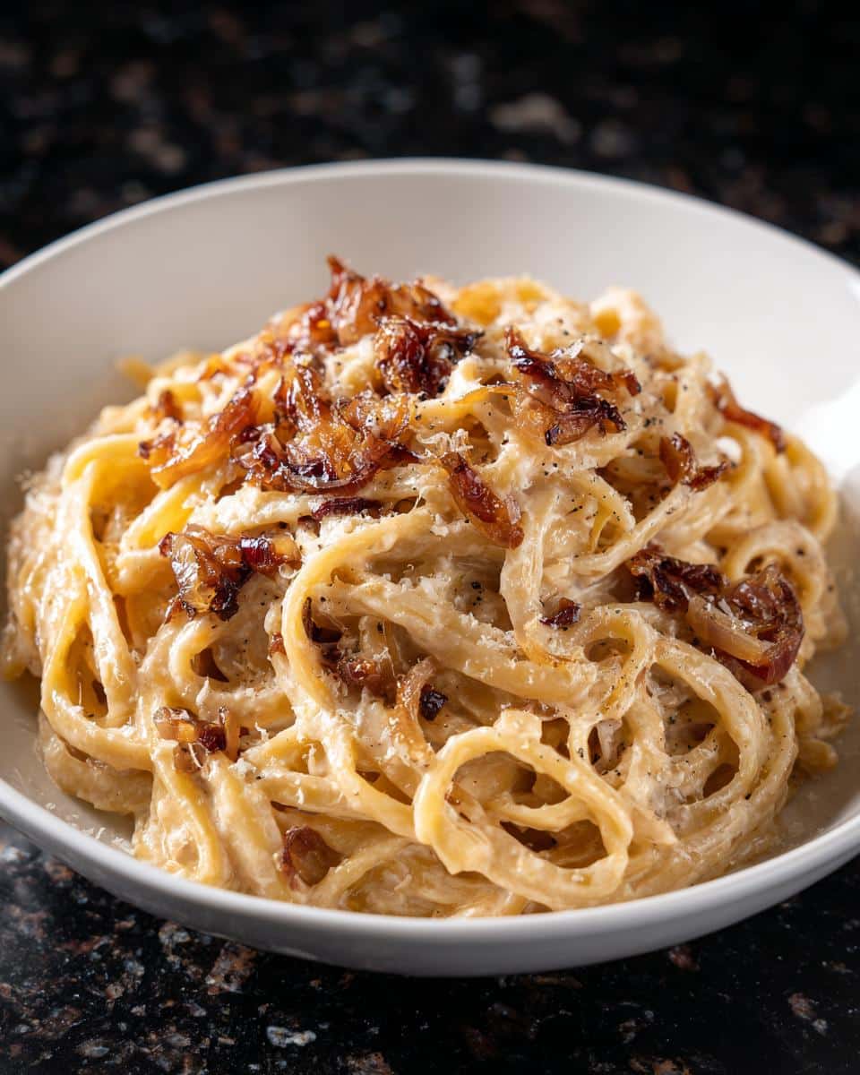 Creamy Caramelized Onion Pasta - detail 1