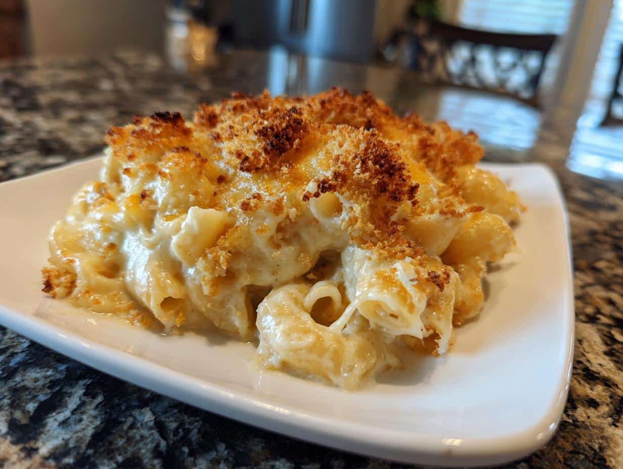 Creamy Cheesy Baked Pasta