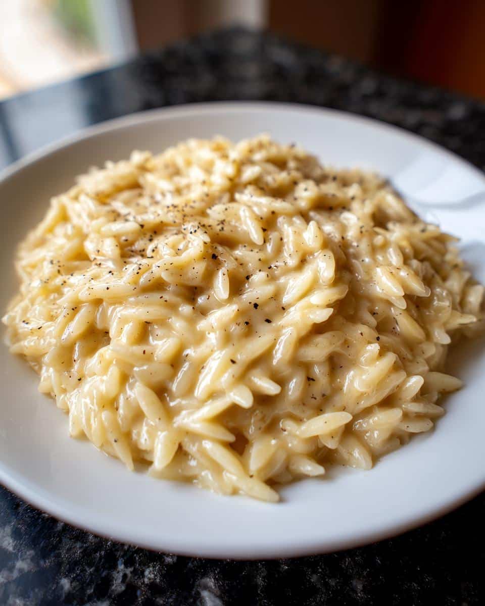 Creamy Garlic Parmesan Orzo - detail 1