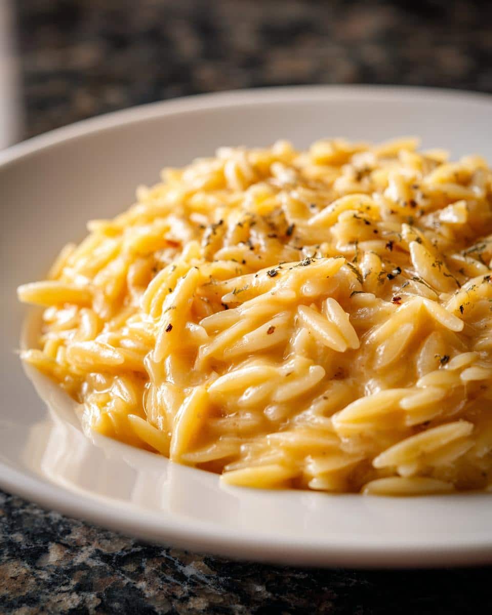 Creamy Garlic Parmesan Orzo - detail 3