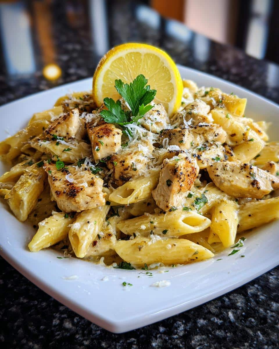 Creamy Lemon Chicken Pasta - detail 2