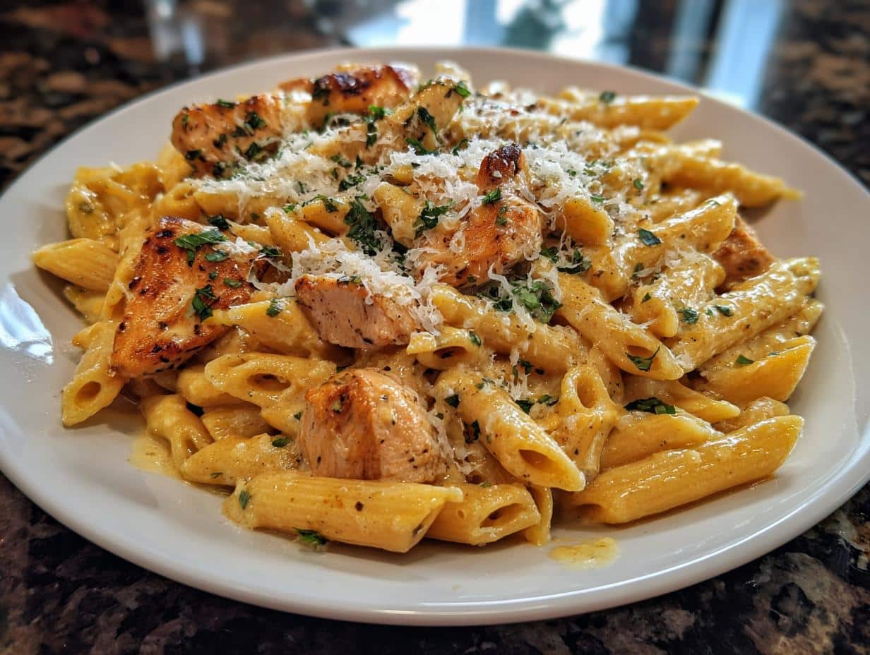 Irresistible 35-Minute Creamy Lemon Chicken Pasta Bliss