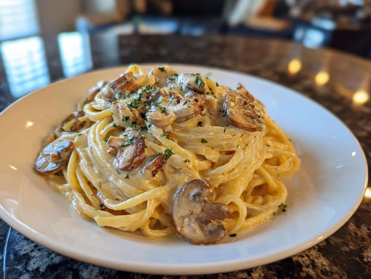 30-Minute Creamy Mushroom Garlic Pasta That Will Wow You
