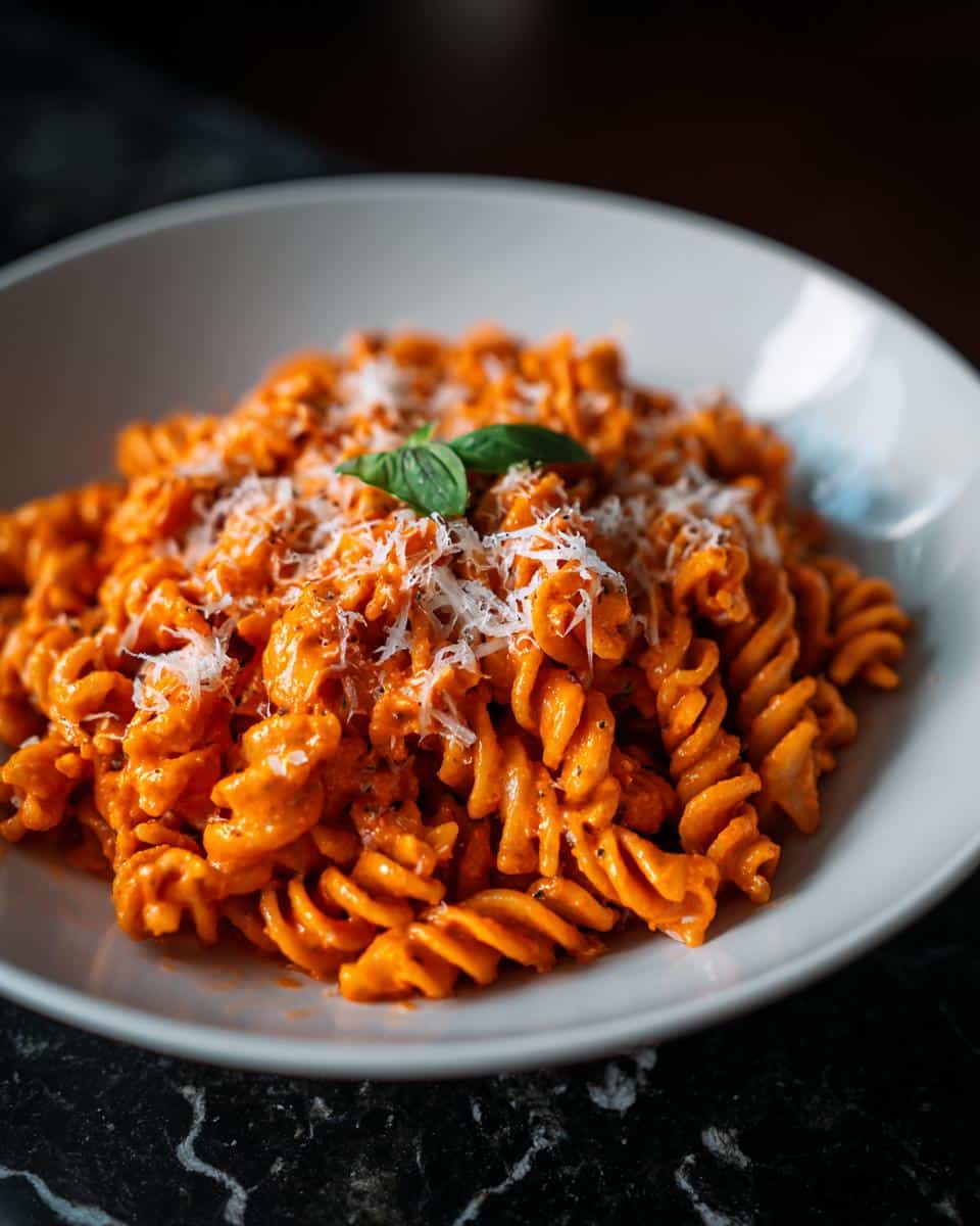 Creamy Roasted Red Pepper Pasta - detail 2