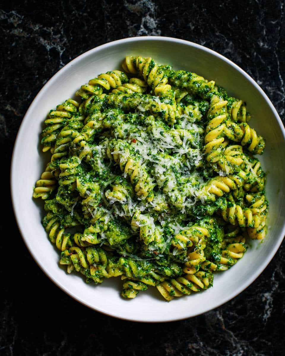 Creamy Spinach Pesto Pasta - detail 1
