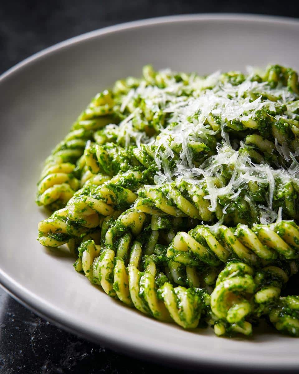 Creamy Spinach Pesto Pasta - detail 3