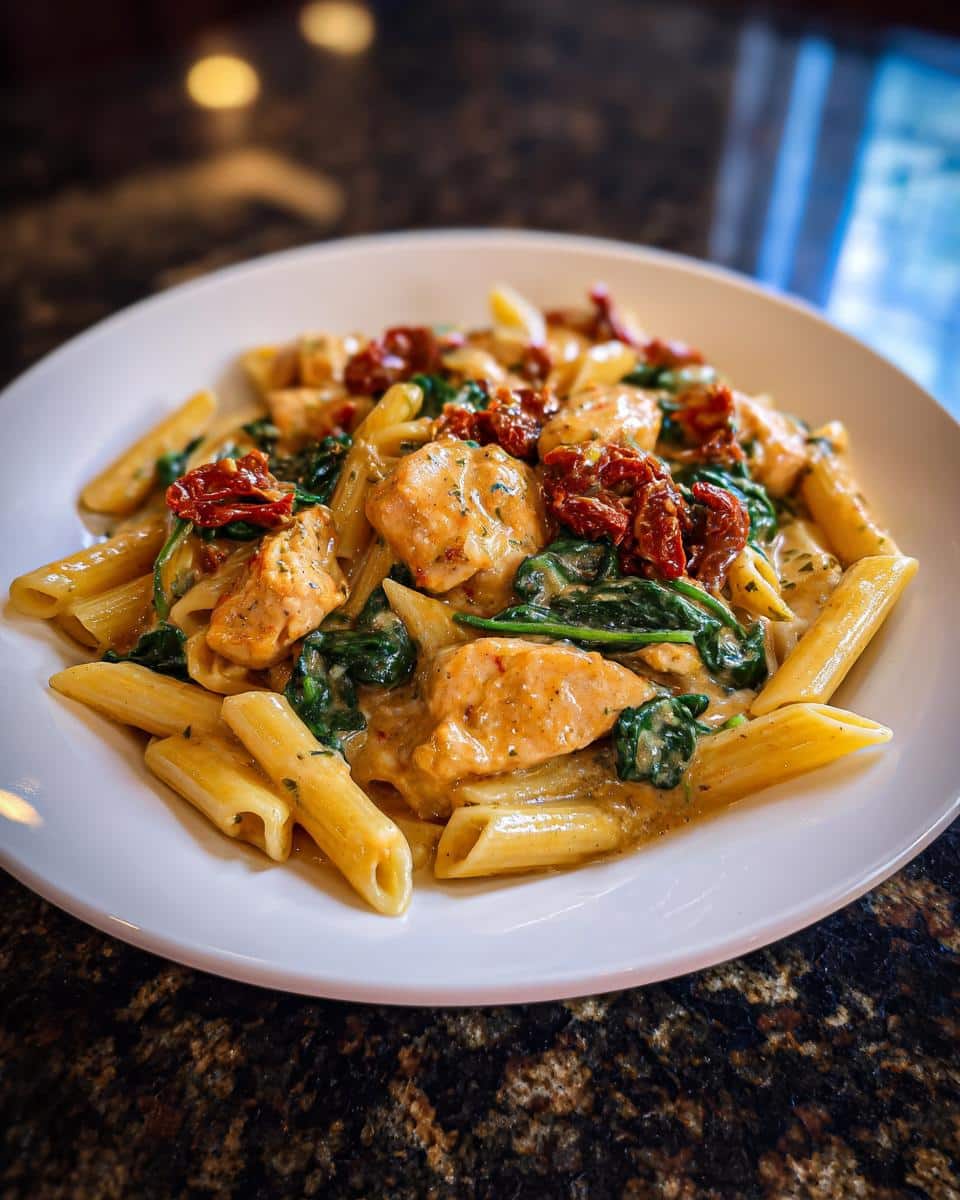 Creamy Tuscan Chicken Pasta - detail 3