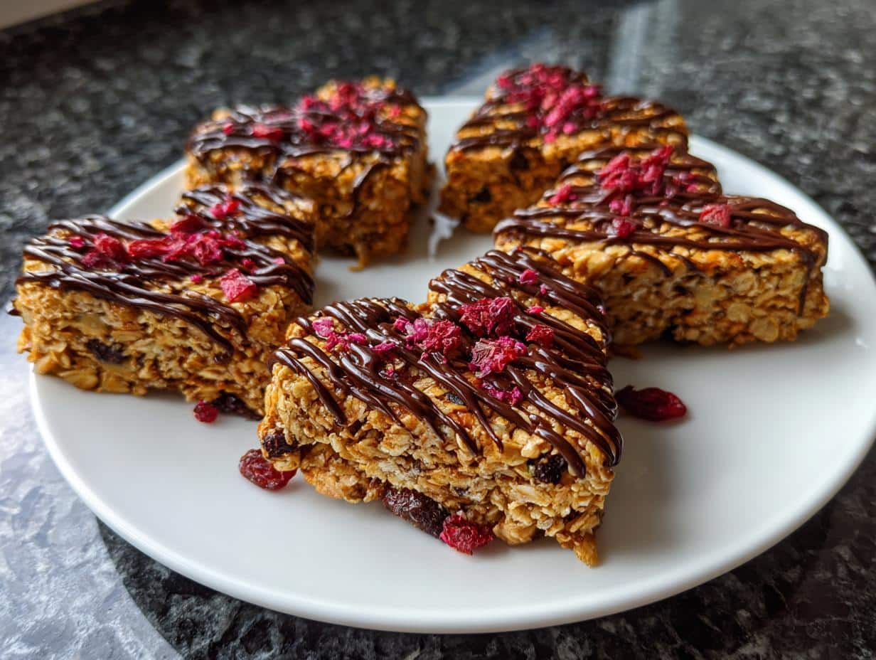 Irresistible Crunchy Granola Heart Bars in 5 Easy Steps