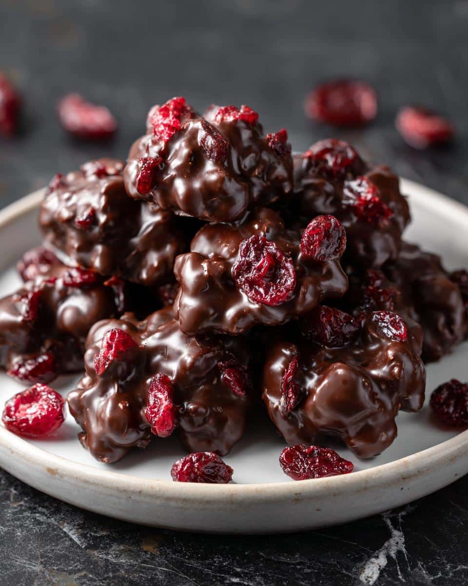 Dark Chocolate Cherry Clusters - detail 2