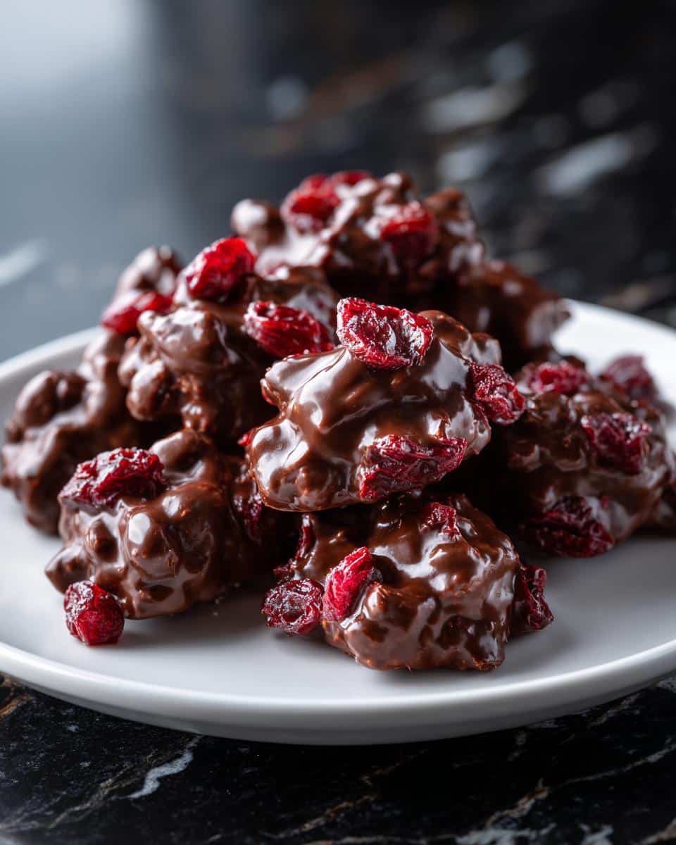 Dark Chocolate Cherry Clusters - detail 3