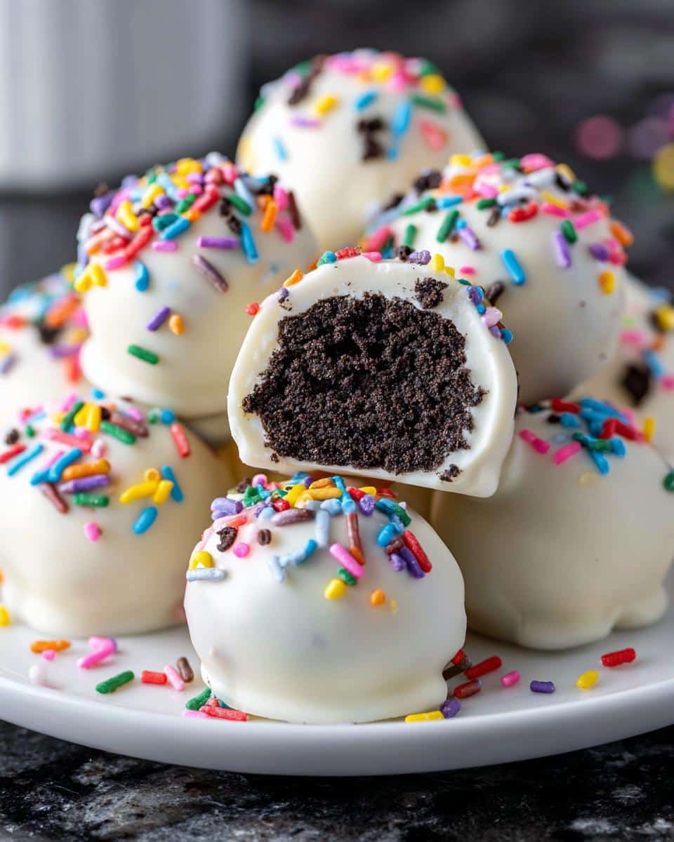 Easy Oreo Truffle Balls - detail 1