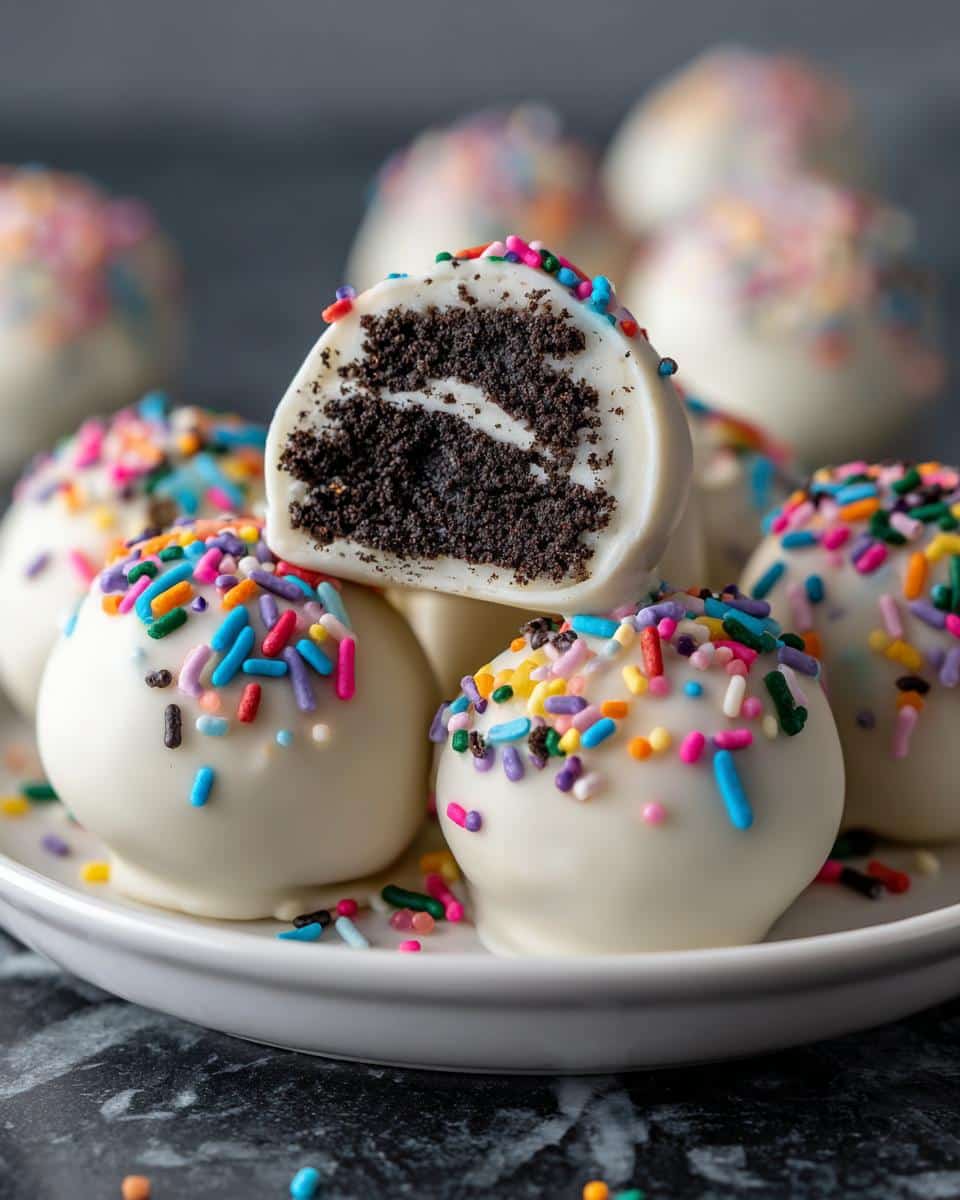 Easy Oreo Truffle Balls - detail 2