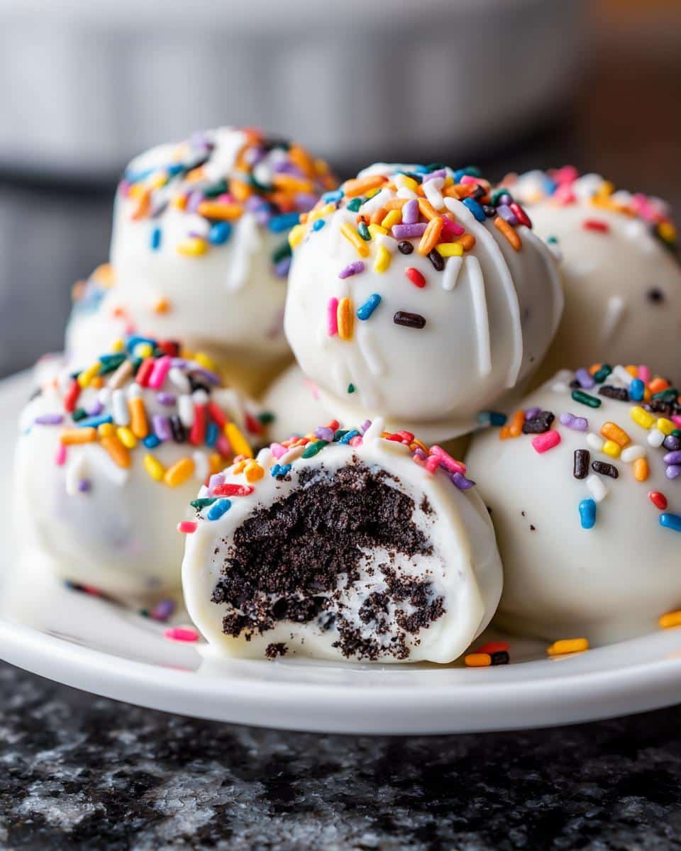 Easy Oreo Truffle Balls - detail 3