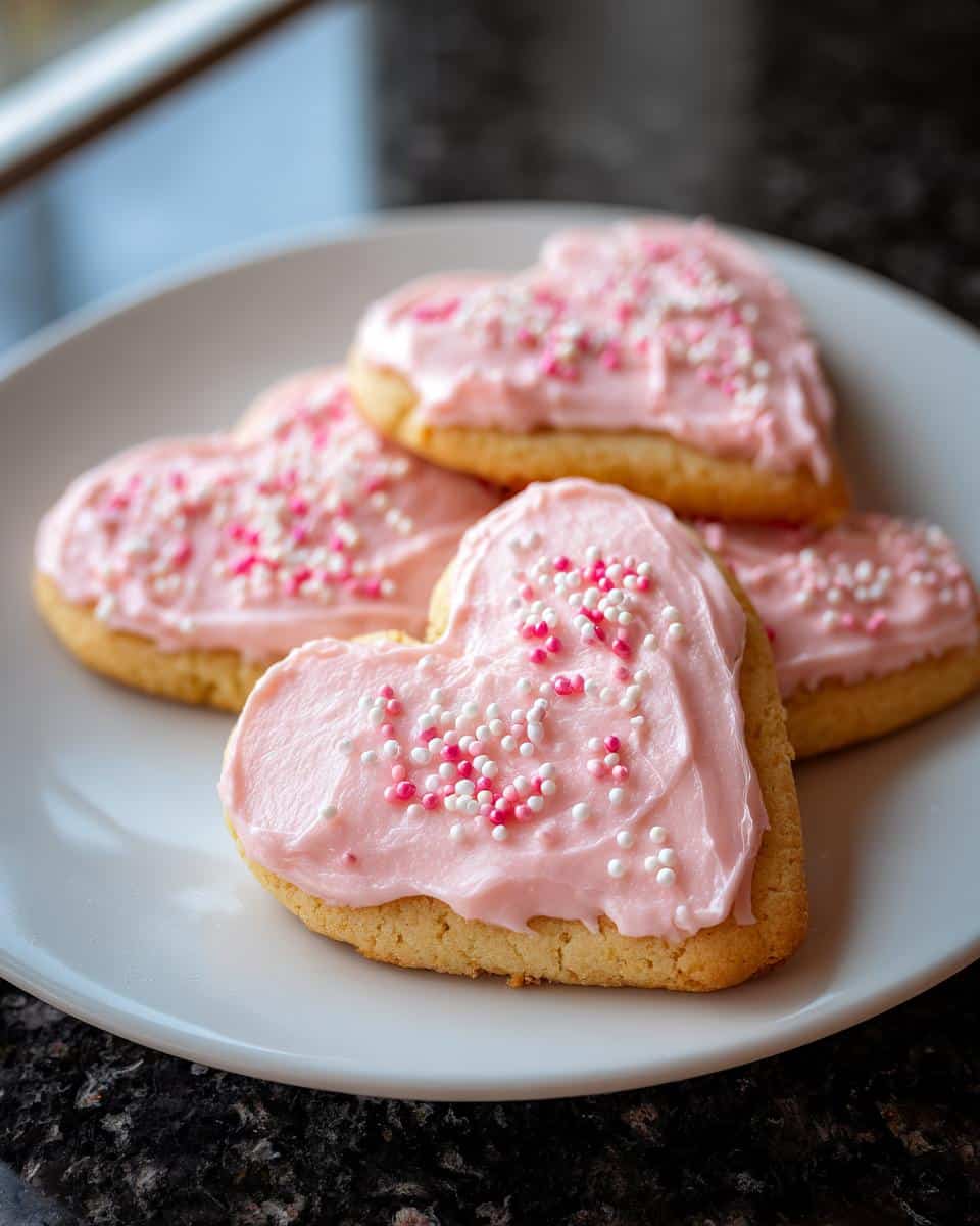 Frosted Heart Sugar Cookie Bars - detail 1