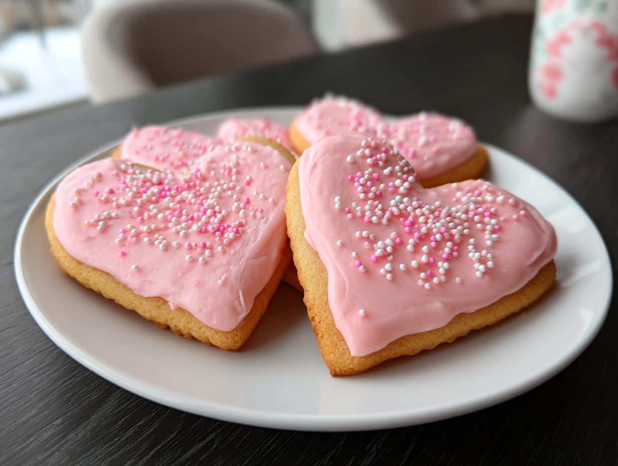 Irresistible Frosted Heart Sugar Cookie Bars in 8 Steps