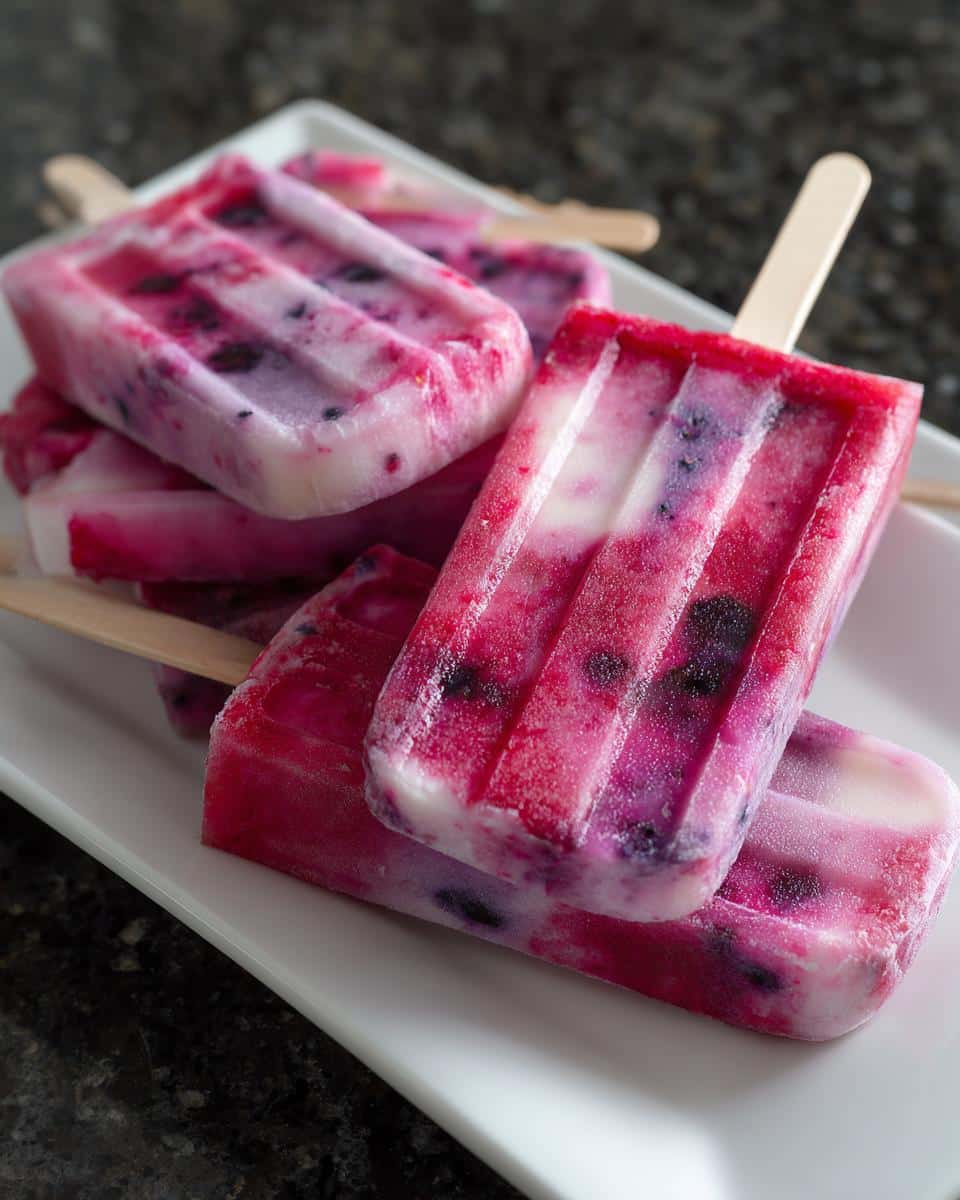 Frozen Fruit Yogurt Pops - detail 1