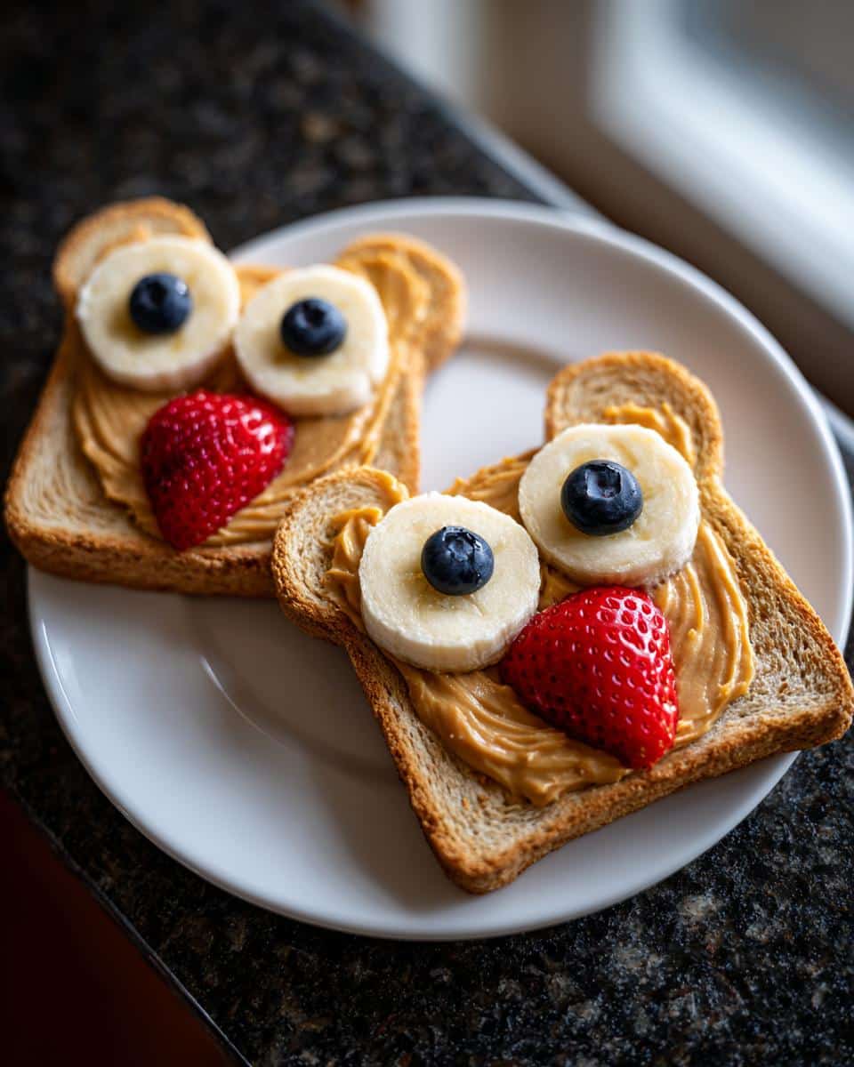 Fruity Teddy Bear Toasts - detail 1