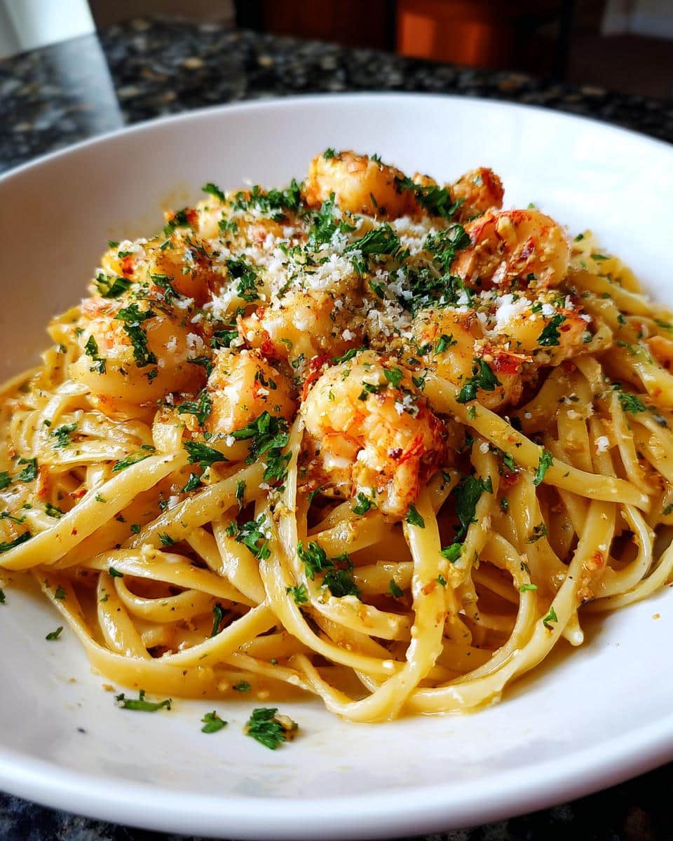 Garlic Butter Lobster Pasta - detail 1