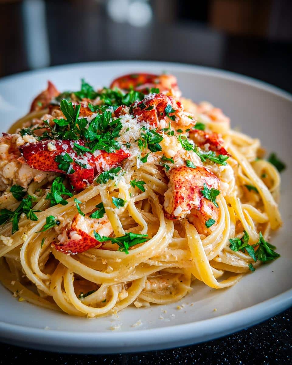 Garlic Butter Lobster Pasta - detail 2