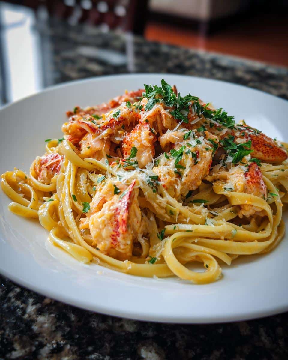 Garlic Butter Lobster Pasta - detail 3