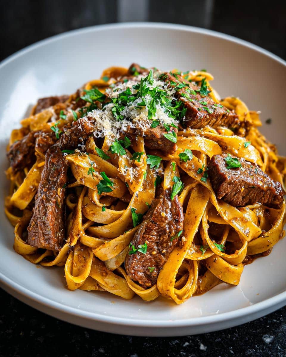 Garlic Butter Steak Pasta - detail 2