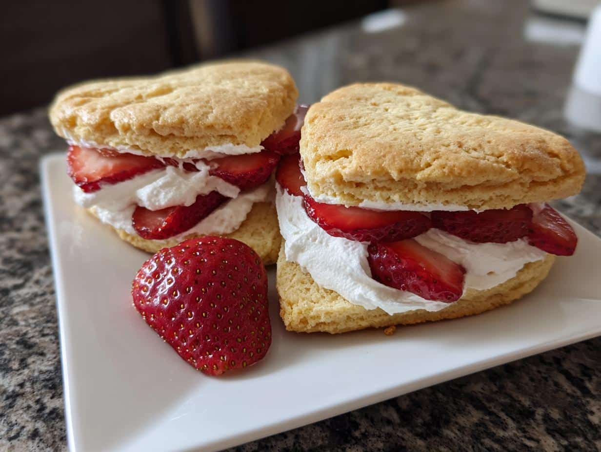 Irresistible Heart-Shaped Strawberry Shortcakes in 3 Simple Steps
