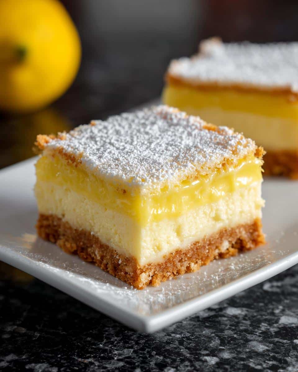 Lemon Icebox Bars - detail 1