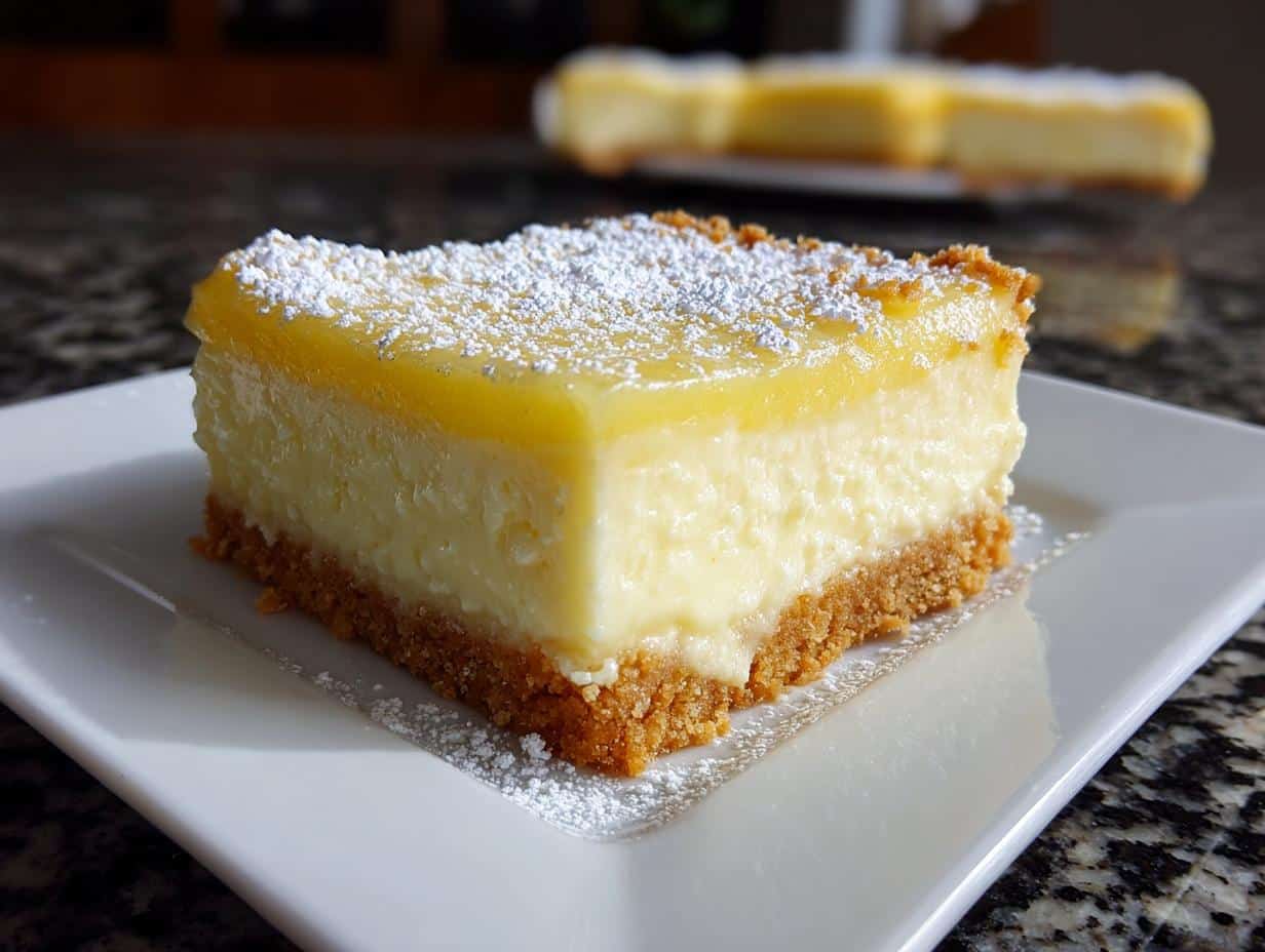 Irresistible 5-Ingredient Lemon Icebox Bars You’ll Crave