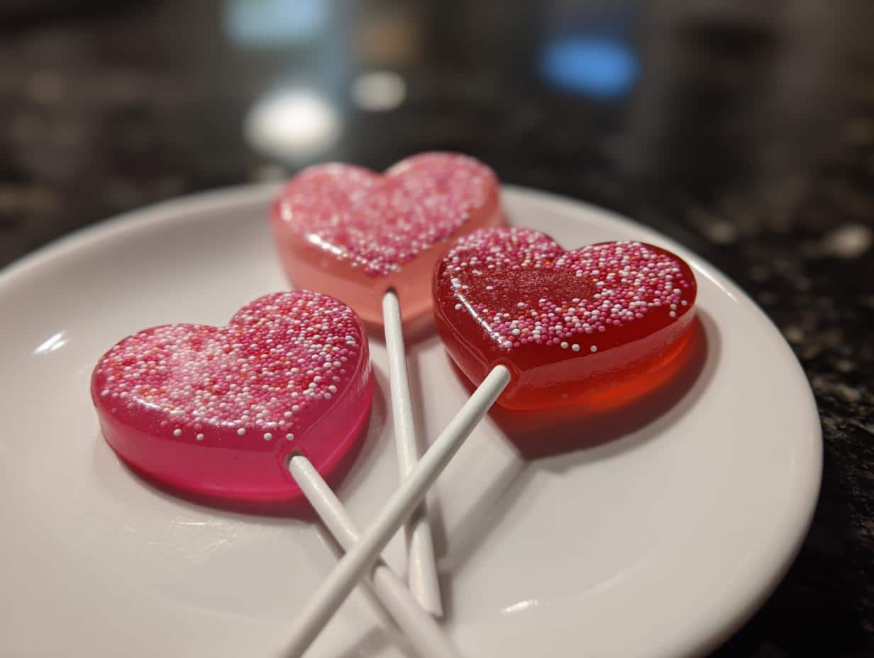 15-Minute Lollipop Candy Heart Treats for Valentine’s Bliss