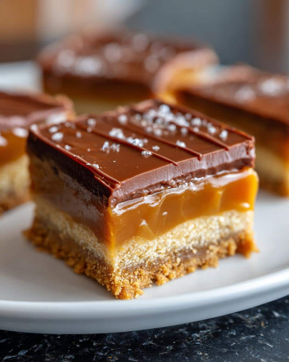 No-Bake Caramel Chocolate Bars - detail 2
