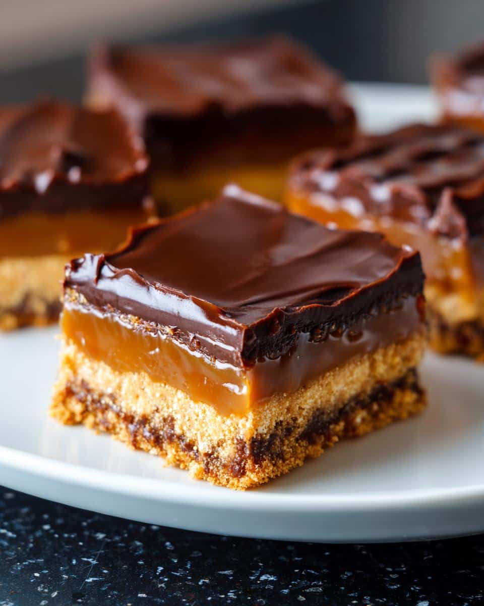 No-Bake Caramel Chocolate Bars - detail 4