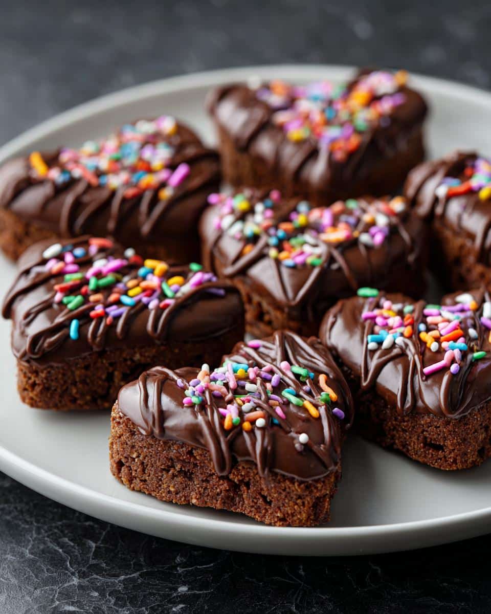 No-Bake Chocolate Biscuit Hearts - detail 3