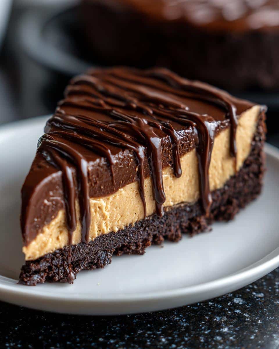 No-Bake Chocolate Peanut Butter Pie - detail 3