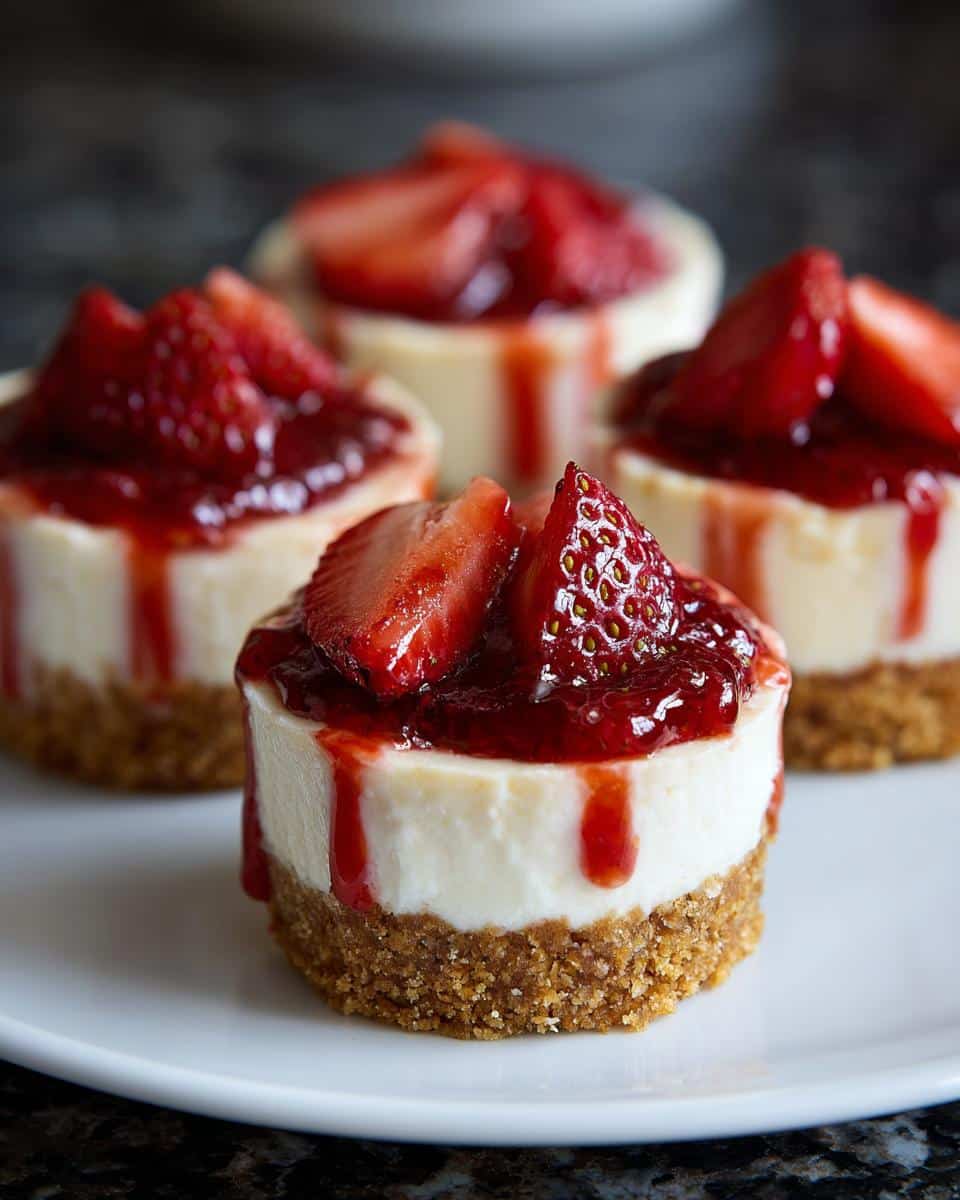 No-Bake Strawberry Cheesecake Cups - detail 1