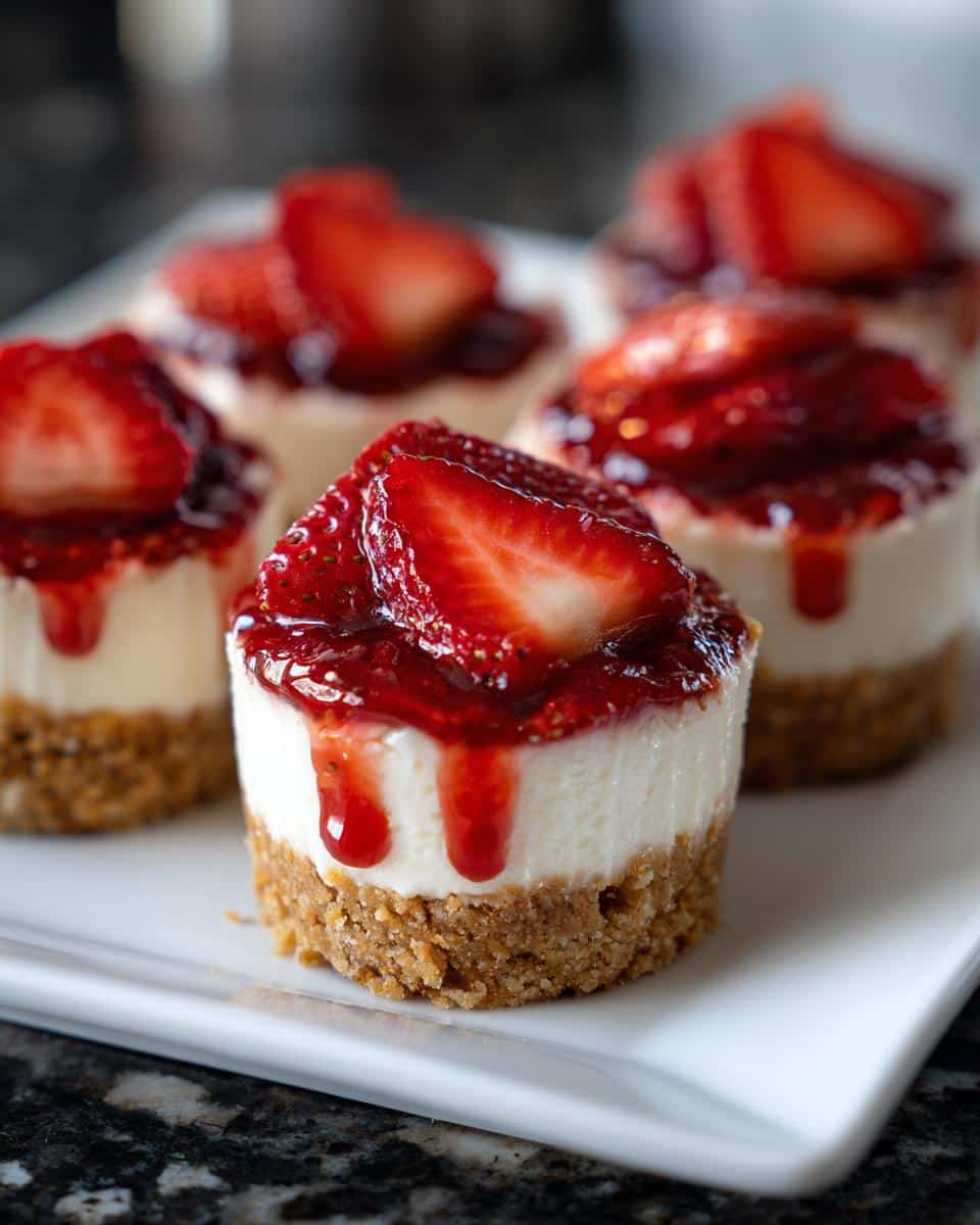 No-Bake Strawberry Cheesecake Cups - detail 2