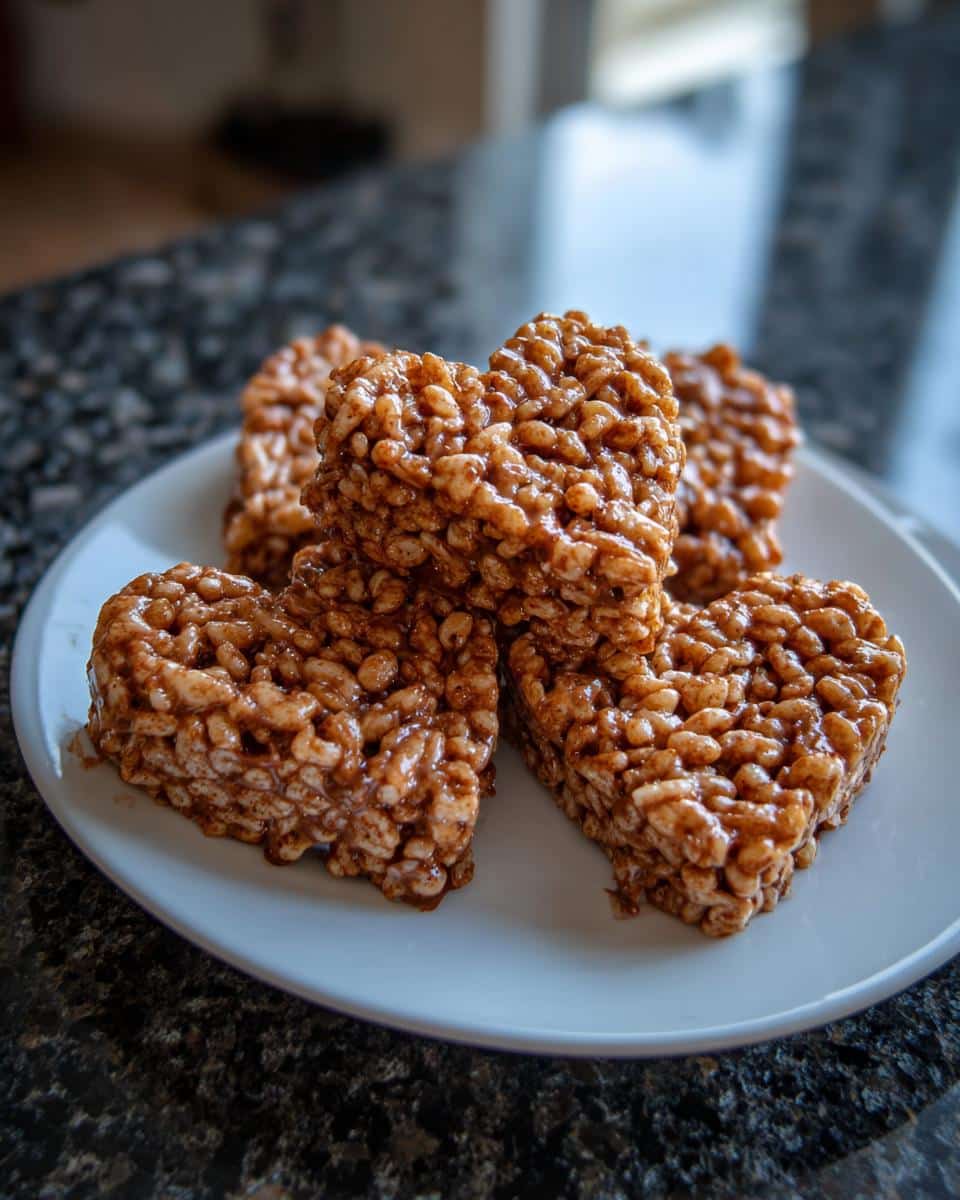 Nutella Rice Krispie Hearts - detail 1