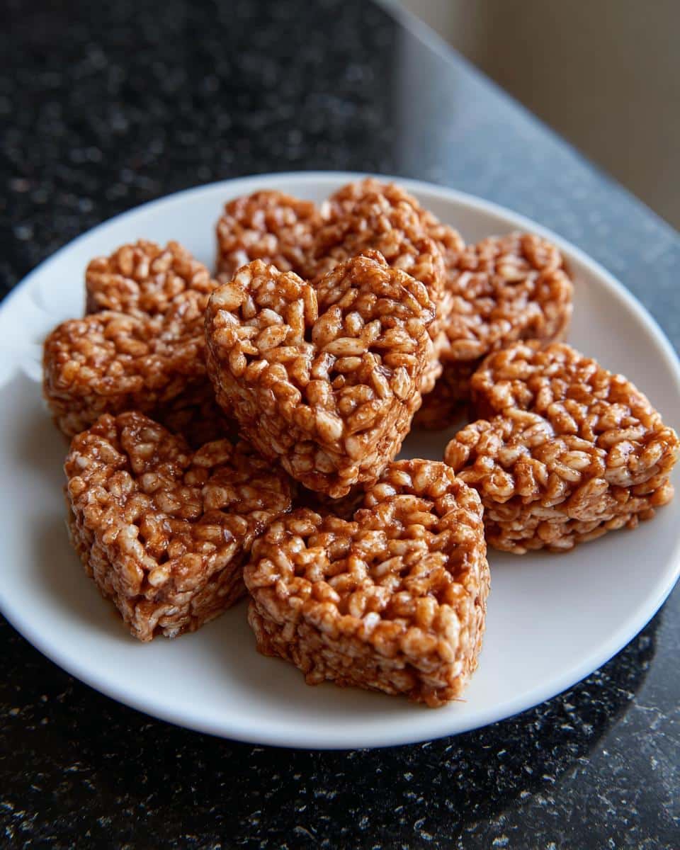 Nutella Rice Krispie Hearts - detail 2