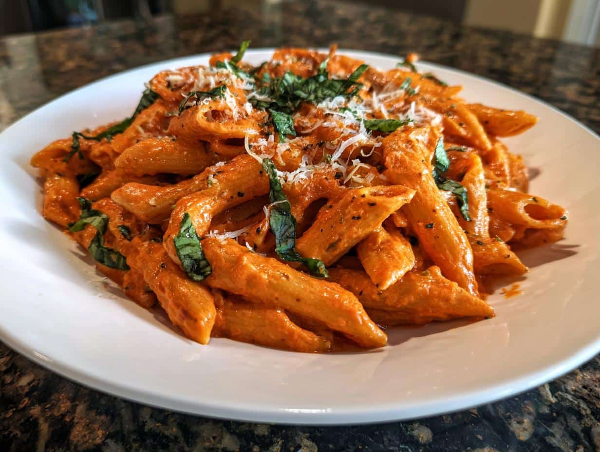 20-Min One-Pan Creamy Tomato Pasta – Heavenly Comfort!