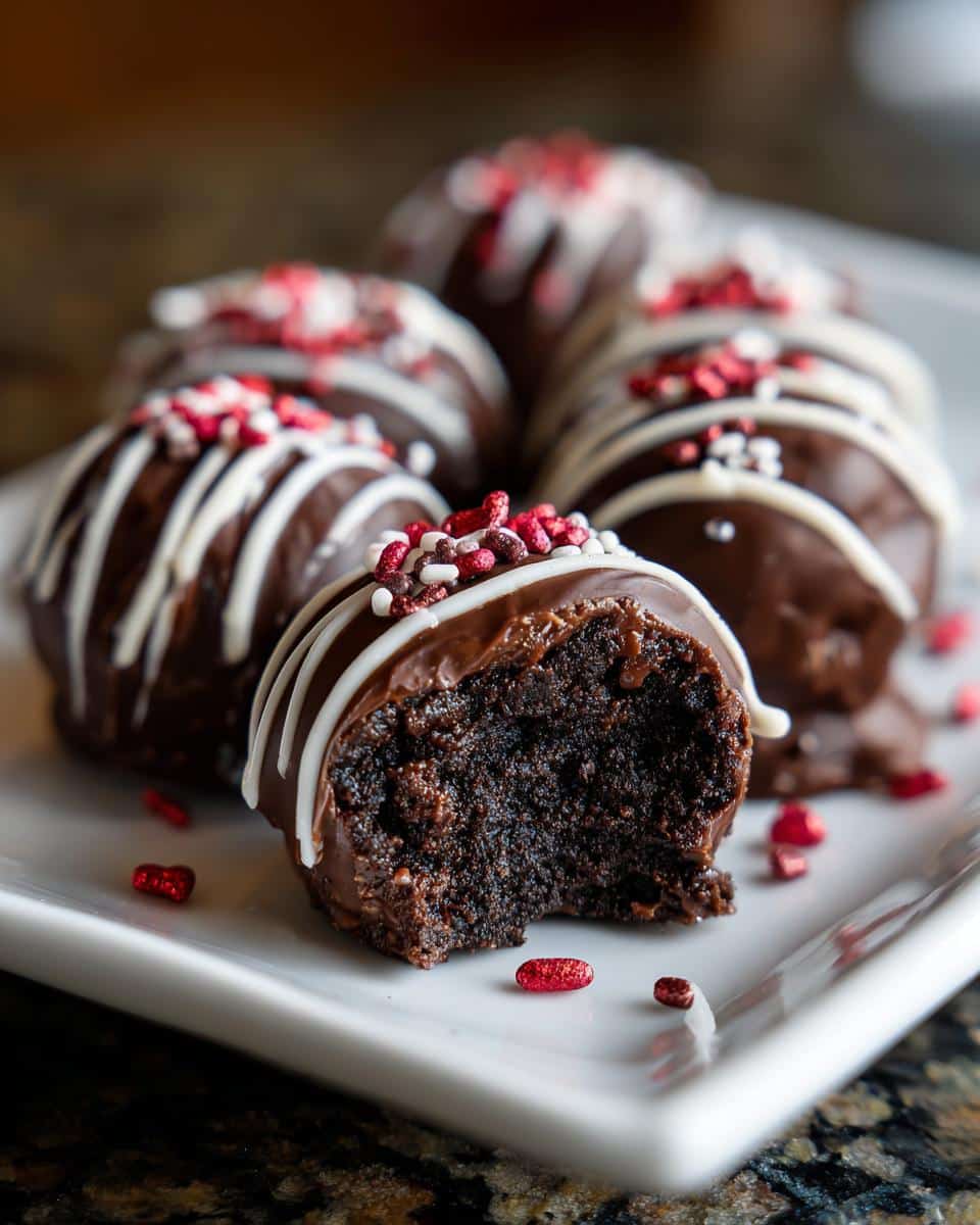 Oreo Truffle Valentine Bites - detail 2